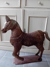 Altes Metall Pferd Rost Patina