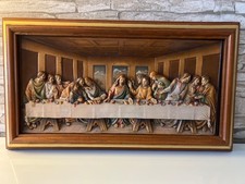 Vintage Holzrelief „Das