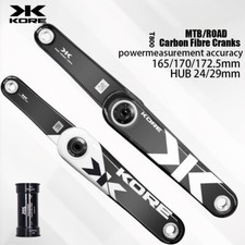 Carbon Kurbelgarnitur 32‑38 T 464 g DUB  ultraleicht robust Road/MTB kompatibel