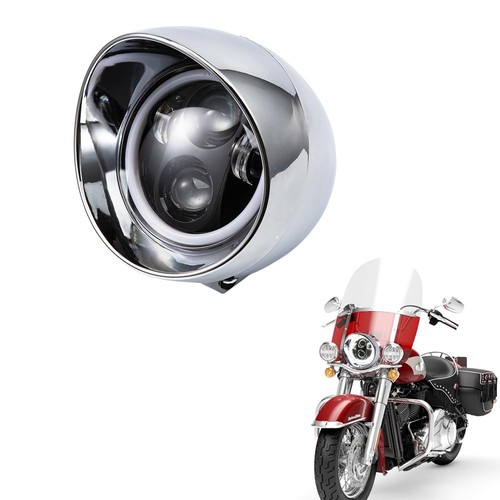 Motorrad frontscheinwerfer - frontscheinwerfer, 7''