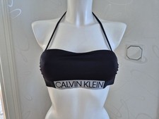 Calvin Klein Bandeau Bikini-Top schwarz Größe S