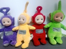 4 kleine Teletubbies Spielzeug sprechend English