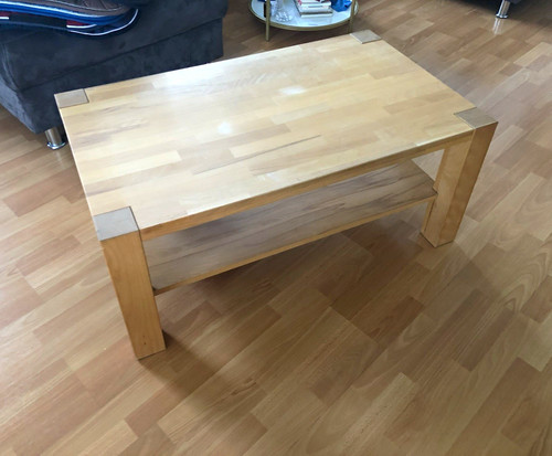 Couchtisch kernbuche massiv - couchtisch,