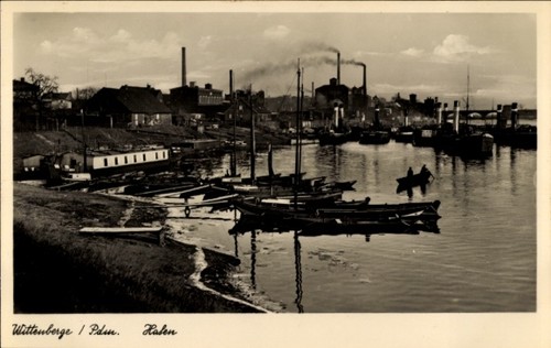 Wittenberge der elbe - an,