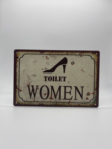 Blechschild women 20x30cm - women,
