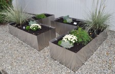 Edelstahlhochbeet "Corner 160"