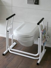 WC-Aufstehhilfe B-Ware inkl. Ablagekorb & Toilettenpapierhalter