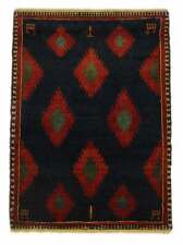 Teppich Gabbeh Handgeknüpft Perserteppich Orientteppich Tappeto Carpet 145x109cm