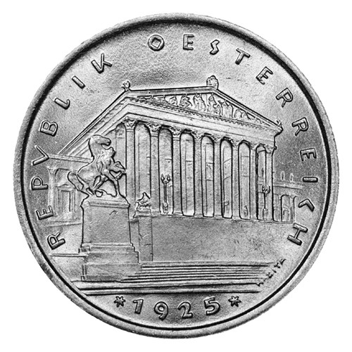Silbermünze schilling 1925 - 1,