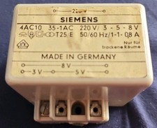 Siemens Klingeltrafo 4AC10