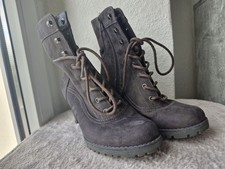 Graceland Marken Boots Gr.37 grau Damen Schuhe Stiefel Stiefeletten