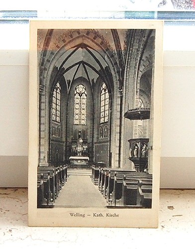 Welling kath kirche gel - ak, kath.