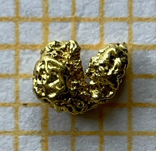 Echtes goldnugget - echtes,