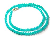 Blauer andenopal halskette - andenopal,