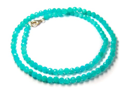 Blauer andenopal halskette - blauer,