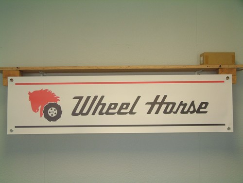 Rad pferd traktor banner - pferd,