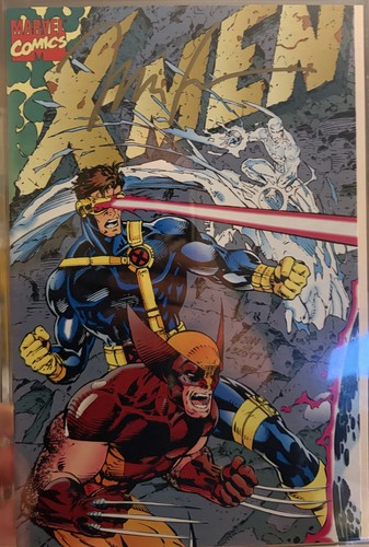Men jim lee signed - x-men,