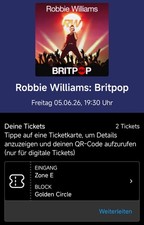Robbie williams tickets - williams, karten