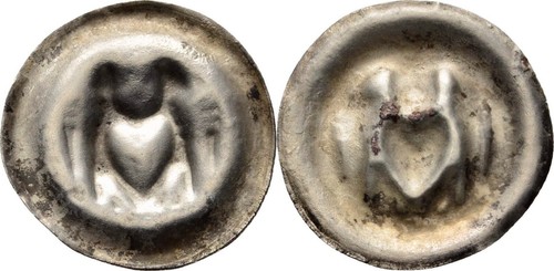 Halberstadt brakteat silber - brakteat,