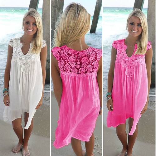 Strand kleid negligee - kleid,