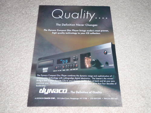 Dynaco cdv rohr player - cdv-1, cd