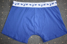 Neu Boxershorts Unterhose blau uni Gr S "Basic Trachten"