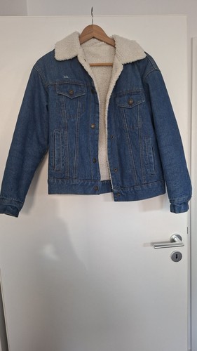 Jeansjacke mit fellfutter - mit,