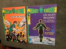 2x GRÜNE LATERNE 1 + 2 • Hethke SF Superhelden Comicalben 1990 • Z 0-1/1
