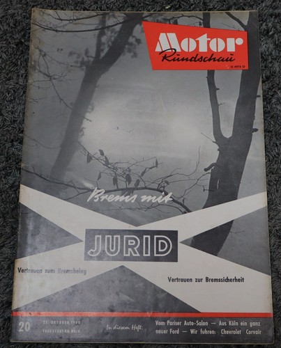Motor rundschau 1960 - rundschau, 20/1960