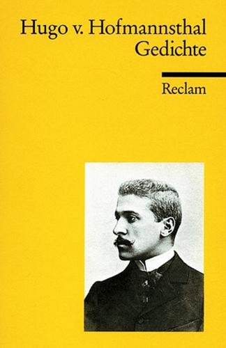 Gedichte hugo von - von, hofmannsthal