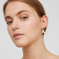 Ohrringe Dackel - Creolen mit