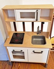 IKEA Kinderküche Spielküche DUKTIG Birke mit 4 Erhöhungen, TOP Zustand, Echtholz