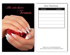 100 x Hochwertige Terminkarten