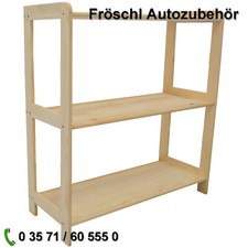 elegantes Büro Regal aus Holz für Bücher Ordner Schuhe Stiefel Büro Keller a*