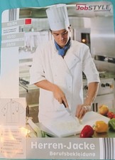 Herren Kochjacke Kurzarm, 100%