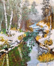 selbst gemalte Bilder, Acryl