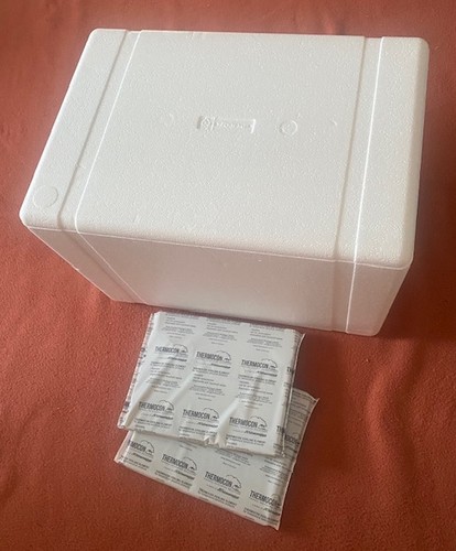 Große weiße styropor box - styropor-box, /