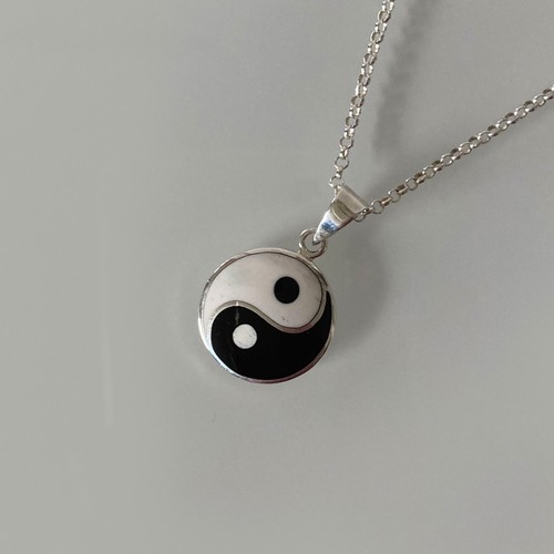 Silberkette yin und yang - silberkette,
