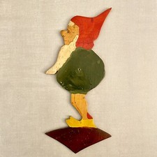 1930er Holz Wandfigur