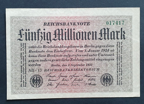 Deutsches reich reichsbanknote - reich,