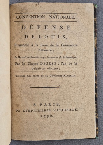 Revolution deseze defense de - revolution,