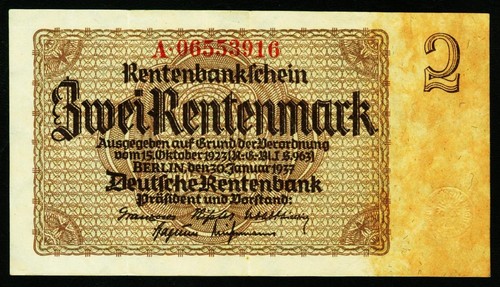 Deutschland rentenmark - deutschland.,