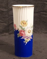Vintage Blumenvase /  Waldershof Bavaria N Germany / Handarbeit / Goldrand