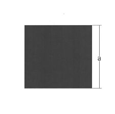 Edelstahl Vierkantstahl blank