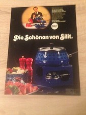 ORIG REKLAME WERBUNG 1977  SILIT  Fondue-Set  Sicomatic Georg Thomalla