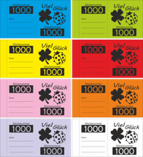 1000 doppelnummern kleeblatt - doppelnummern, "kleeblatt"