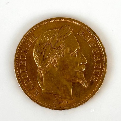 Francs gold 1867 napoleon - gold,