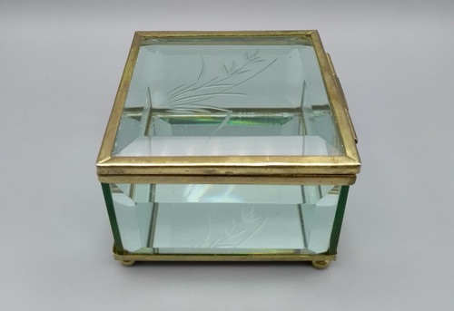Schmuckschatulle aus glas - schmuckschatulle,