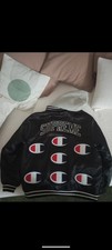 CHAMPION x SUPREME Collegejacke Schwarz  size L
