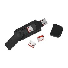 Logilink USB Port Blocker Sperre Schloss 1x Schlüssel und 4x Schlösser